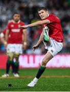 1 July 2017; Owen Farrell of the British & Irish Lions kicks his side's final penalty during the Second Test match between New Zealand All Blacks and the British & Irish Lions at Westpac Stadium in Wellington, New Zealand. Photo by Stephen McCarthy/Sportsfile
