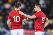 1 July 2017; Owen Farrell, right, and Jonathan Sexton of the British & Irish Lions during the Second Test match between New Zealand All Blacks and the British & Irish Lions at Westpac Stadium in Wellington, New Zealand. Photo by Stephen McCarthy/Sportsfile