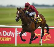 1 July 2017; True Valour, with Shane Foley up, on their way to winning the Dubai Duty Free Millennium Millionaire Celebration Stakes during the Dubai Duty Free Irish Derby Festival 2017 on Saturday at the Curragh in Kildare. Photo by Seb Daly/Sportsfile