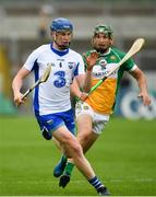 1 July 2017; Austin Gleeson of Waterford in action against David King of Offaly during the GAA Hurling All-Ireland Senior Championship Round 1 match between Offaly and Waterford at Bord na Móna O’Connor Park in Tullamore, Co Offaly. Photo by Sam Barnes/Sportsfile