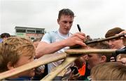 1 July 2017; Austin Gleeson of Waterford signs hurleys for young fans following the GAA Hurling All-Ireland Senior Championship Round 1 match between Offaly and Waterford at Bord na Móna O’Connor Park in Tullamore, Co Offaly. Photo by Sam Barnes/Sportsfile