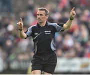 1 July 2017; Referee Maurice Deegan during the GAA Football All-Ireland Senior Championship Round 2A match between Mayo and Derry at Elverys MacHale Park, in Castlebar, Co Mayo. Photo by David Maher/Sportsfile