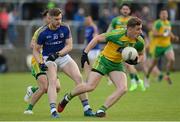 1 July 2017; Hugh McFadden of Donegal   in action against Ronan McEntire of Longford during the GAA Football All-Ireland Senior Championship Round 2A match between Donegal and Longford at MacCumhaill Park in Ballybofey, Co Donegal. Photo by Oliver McVeigh/Sportsfile