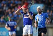 1 July 2017; Paddy Purcell of Laois reacts after a missed goal opportunity during the GAA Hurling All-Ireland Senior Championship Round 1 match between Dublin and Laois at Parnell Park in Dublin. Photo by David Fitzgerald/Sportsfile