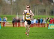 26 February 2012; Eddie McGinley, Annadale Striders AC, Co. Antrim, on his way to winning the Men's Senior race during the Woodie’s DIY AAI Inter Club Cross Country Championships of Ireland 2012. Santry Demesne, Santry, Dublin. Picture credit: Pat Murphy / SPORTSFILE