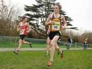 26 February 2012; Eddie McGinley, Annadale Striders AC, Co. Antrim, on his way to winning the Men's Senior race during the Woodie’s DIY AAI Inter Club Cross Country Championships of Ireland 2012. Santry Demesne, Santry, Dublin. Picture credit: Pat Murphy / SPORTSFILE