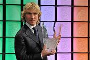 26 February 2012; In attendance at the Three FAI International Football Awards is Pavel Nedved, winner of the International Personality of the year award. Three FAI International Football Awards, RTÉ Studios, Donnybrook, Dublin. Picture credit: David Maher / SPORTSFILE