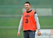 27 February 2012; Republic of Ireland captain Robbie Keane during squad training ahead of their International Friendly against the Czech Republic on Wednesday. Republic of Ireland Squad Training, Gannon Park, Malahide, Co. Dublin. Picture credit: David Maher / SPORTSFILE