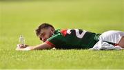 1 July 2017; Aidan O'Shea of Mayo takes a break during the first period of extra time during the GAA Football All-Ireland Senior Championship Round 2A match between Mayo and Derry at Elverys MacHale Park, in Castlebar, Co Mayo. Photo by David Maher/Sportsfile