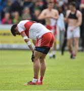 1 July 2017; A dejected Christopher McKaigue of Derry at the end of the GAA Football All-Ireland Senior Championship Round 2A match between Mayo and Derry at Elverys MacHale Park, in Castlebar, Co Mayo. Photo by David Maher/Sportsfile