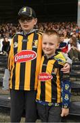 1 July 2017; Kilkenny supporters Cian, 11 years, left, and his brother Kyle McDonagh, 5, from Ossary Park before  the GAA Hurling All-Ireland Senior Championship Round 1 match between Kilkenny and Limerick at Nowlan Park in Kilkenny. Photo by Ray McManus/Sportsfile
