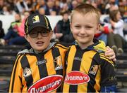 1 July 2017; Kilkenny supporters Cian, 11 years, left, and his brother Kyle McDonagh, 5, from Ossary Park before  the GAA Hurling All-Ireland Senior Championship Round 1 match between Kilkenny and Limerick at Nowlan Park in Kilkenny. Photo by Ray McManus/Sportsfile