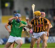 1 July 2017; Richie McCarthy of Limerick in action against Colin Fennelly of Kilkenny during the GAA Hurling All-Ireland Senior Championship Round 1 match between Kilkenny and Limerick at Nowlan Park in Kilkenny. Photo by Ray McManus/Sportsfile