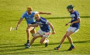 1 July 2017; Cahir Healy of Laois in action against Eamon Dillon of Dublin during the GAA Hurling All-Ireland Senior Championship Round 1 match between Dublin and Laois at Parnell Park in Dublin. Photo by David Fitzgerald/Sportsfile