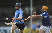 1 July 2017; Cian O'Sullivan of Dublin in action against Cahir Healy of Laois during the GAA Hurling All-Ireland Senior Championship Round 1 match between Dublin and Laois at Parnell Park in Dublin. Photo by David Fitzgerald/Sportsfile