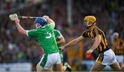 1 July 2017; Richie McCarthy of Limerick in action against Colin Fennelly of Kilkenny during the GAA Hurling All-Ireland Senior Championship Round 1 match between Kilkenny and Limerick at Nowlan Park in Kilkenny. Photo by Ray McManus/Sportsfile