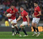 1 July 2017; Courtney Lawes with the support of his British and Irish Lions team-mates Sam Warburton and Conor Murray, right, during the Second Test match between New Zealand All Blacks and the British & Irish Lions at Westpac Stadium in Wellington, New Zealand. Photo by Stephen McCarthy/Sportsfile