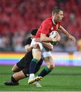 1 July 2017; Liam Williams of the British & Irish Lions is tackled by Anton Lienert-Brown of New Zealand during the Second Test match between New Zealand All Blacks and the British & Irish Lions at Westpac Stadium in Wellington, New Zealand. Photo by Stephen McCarthy/Sportsfile