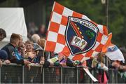 1 July 2017; A general view of an Armagh supporter during the All Ireland Ladies Football Under 14 B Final between Armagh and Leitrim at O’Connell Park in Drumlane, Co Cavan. Photo by Barry Cregg/Sportsfile