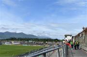 2 July 2017; A general view of Fitzgerald Stadium with the Macgullycuddy Reeks in the background before the Munster GAA Football Senior Championship Final match between Kerry and Cork at Fitzgerald Stadium in Killarney, Co Kerry. Photo by Brendan Moran/Sportsfile