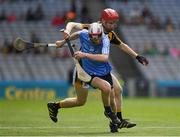 2 July 2017; Liam Murphy of Dublin in action against Darragh Walsh of Kilkenny during the Electric Ireland Leinster GAA Hurling Minor Championship Final match between Dublin and Kilkenny at Croke Park in Dublin. Photo by Ray McManus/Sportsfile