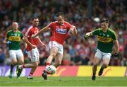 2 July 2017; Paul Kerrigan of Cork has a shot on goal during the Munster GAA Football Senior Championship Final match between Kerry and Cork at Fitzgerald Stadium in Killarney, Co Kerry. Photo by Eóin Noonan/Sportsfile