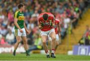 2 July 2017; Luke Connolly of Cork reacts after a missed goal chance during the Munster GAA Football Senior Championship Final match between Kerry and Cork at Fitzgerald Stadium in Killarney, Co Kerry. Photo by Eóin Noonan/Sportsfile
