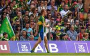 2 July 2017; Fionn Fitzgerald of Kerry comes back onto the sideline of the pitch after being stretchered off during the Munster GAA Football Senior Championship Final match between Kerry and Cork at Fitzgerald Stadium in Killarney, Co Kerry. Photo by Brendan Moran/Sportsfile