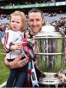 2 July 2017;  Galway goalkeeper Colm Callanan with his 2 year old daughter Ciara at the end of the Leinster GAA Hurling Senior Championship Final match between Galway and Wexford at Croke Park in Dublin. Photo by David Maher/Sportsfile