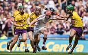 2 July 2017; Conor Whelan of Galway in action against Shaun Murphy of Wexford during the Leinster GAA Hurling Senior Championship Final match between Galway and Wexford at Croke Park in Dublin. Photo by David Maher/Sportsfile