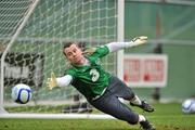 28 February 2012; Republic of Ireland goalkeeper Shay Given in action during squad training ahead of their side's International Friendly against the Czech Republic on Wednesday. Republic of Ireland Squad Training, Gannon Park, Malahide, Co. Dublin. Picture credit: David Maher / SPORTSFILE