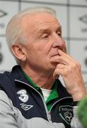 28 February 2012; Republic of Ireland manager Giovanni Trapattoni during a press conference ahead of their side's International Friendly against the Czech Republic on Wednesday. Republic of Ireland Press Conference, Grand Hotel, Malahide, Co. Dublin. Picture credit: Brendan Moran / SPORTSFILE