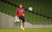 28 February 2012; Czech Republic's Milan Baroš in action during squad training ahead of their side's International Friendly against Republic of Ireland on Wednesday. Czech Republic Squad Training, Aviva Stadium, Lansdowne Road, Dublin. Photo by Sportsfile