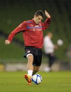 28 February 2012; Czech Republic's Milan Baroš in action during squad training ahead of their side's International Friendly against Republic of Ireland on Wednesday. Czech Republic Squad Training, Aviva Stadium, Lansdowne Road, Dublin. Photo by Sportsfile