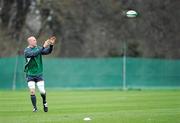 29 February 2012; Ireland's captain Paul O'Connell during squad training ahead of their side's RBS Six Nations Rugby Championship game against France on Sunday. Ireland Rugby Squad Training, Carton House, Maynooth, Co. Kildare. Picture credit: Matt Browne / SPORTSFILE