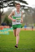 26 February 2012; Kevin Dooney, Raheny Shamrocks AC, on his way to winning the Junior Men's race during the Woodie’s DIY AAI Inter Club Cross Country Championships of Ireland 2012. Santry Demesne, Santry, Dublin. Picture credit: Pat Murphy / SPORTSFILE