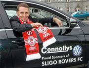 29 February 2012; Ian Baraclough who was introduced as the new Sligo Rovers manager. The Showgrounds, Sligo. Picture credit: Peter Wilcock / SPORTSFILE