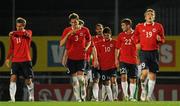 29 February 2012; Tarik Elyounoussi, Norway, 10, with team-mates after scoring of his side's second goal. International Friendly, Northern Ireland v Norway, Windsor Park, Belfast, Co. Antrim. Picture credit: Oliver McVeigh / SPORTSFILE