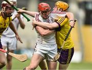 2 July 2017; Conor Whelan of Galway in action against Simon Donohoe of Wexford during the Leinster GAA Hurling Senior Championship Final match between Galway and Wexford at Croke Park in Dublin. Photo by David Maher/Sportsfile
