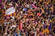 2 July 2017; A section of the record 60,032 in the Cusack Stand before the Leinster GAA Hurling Senior Championship Final match between Galway and Wexford at Croke Park in Dublin. Photo by Ray McManus/Sportsfile