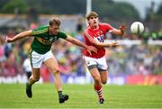 2 July 2017; Ian Maguire of Cork in action against Donnchadh Walsh of Kerry during the Munster GAA Football Senior Championship Final match between Kerry and Cork at Fitzgerald Stadium in Killarney, Co Kerry. Photo by Brendan Moran/Sportsfile