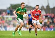 2 July 2017; Darran O'Sullivan of Kerry in action against Tomás Clancy of Cork during the Munster GAA Football Senior Championship Final match between Kerry and Cork at Fitzgerald Stadium in Killarney, Co Kerry. Photo by Brendan Moran/Sportsfile