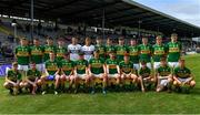 2 July 2017; The Kerry squad during the Electric Ireland Munster GAA Football Minor Championship Final match between Kerry and Clare at Fitzgerald Stadium in Killarney, Co Kerry. Photo by Brendan Moran/Sportsfile