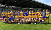 2 July 2017; The Clare squad during the Electric Ireland Munster GAA Football Minor Championship Final match between Kerry and Clare at Fitzgerald Stadium in Killarney, Co Kerry. Photo by Brendan Moran/Sportsfile