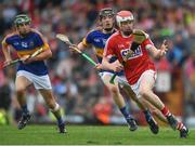 3 July 2017; Conor O'Callaghan of Cork in action against Conor McCarthy of Tipperary during the Electric Ireland Munster GAA Hurling Minor Championship semi-final replay match between Cork and Tipperary at Páirc Uí Rinn, Cork. Photo by Eóin Noonan/Sportsfile