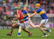 3 July 2017; Brian Roche of Cork in action against Jake Morris of Tipperary during the Electric Ireland Munster GAA Hurling Minor Championship semi-final replay match between Cork and Tipperary at Páirc Uí Rinn, Cork. Photo by Eóin Noonan/Sportsfile