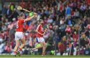 3 July 2017; Daire Connery of Cork celebrates as he scores a late point from a free during the Electric Ireland Munster GAA Hurling Minor Championship semi-final replay match between Cork and Tipperary at Páirc Uí Rinn, Cork. Photo by Eóin Noonan/Sportsfile