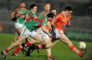 3 March 2012; Caolan Rafferty, Armagh, in action against Keith Higgins, Mayo. Allianz Football League, Division 1, Armagh v Mayo, Morgan Athletic Grounds, Armagh. Picture credit: Oliver McVeigh / SPORTSFILE