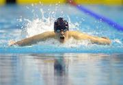 3 March 2012; Curtis Coulter, Ards, on his way to finishing thirdrd in the Men's 200m Individual medley A Final, during the Irish Long Course National Swimming Championships/Olympic Trials. National Aquatic Centre, Abbotstown, Dublin. Photo by Sportsfile