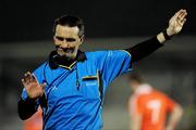 3 March 2012; Referee Maurice Deegan. Allianz Football League, Division 1, Armagh v Mayo, Morgan Athletic Grounds, Armagh. Picture credit: Oliver McVeigh / SPORTSFILE
